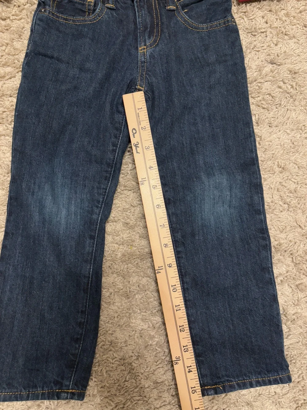 GAP & Gymboree Jeans and soft thermal crew neck shirt Boys Size 4